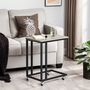 Modern Side Table With Steel Frame And Castors, thumbnail 2 of 11