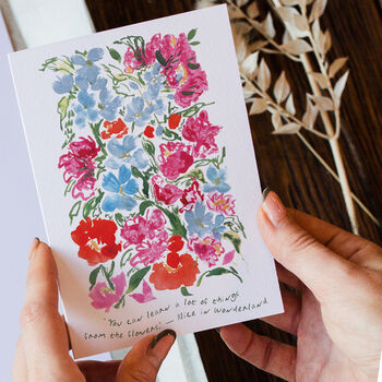 'You Can Learn A Lot Of Things From The Flowers.' Print, 3 of 7
