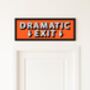 Dramatic Exit Framed Hallway Print, thumbnail 9 of 10
