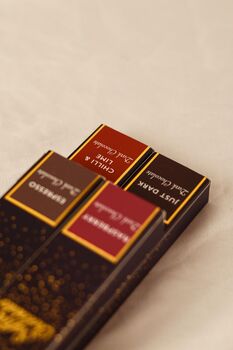 Small Dark Chocolate Bar By Saffire Chocolates, 3 of 3