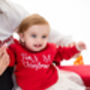 Baby's First Christmas Personalised Embroidered Sweatshirt Jumper, thumbnail 3 of 6