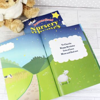 Personalised Softback Book Of Nursery Rhymes, 3 of 5