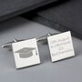 Personalised Graduation Cufflinks, thumbnail 1 of 3