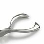 Lucky Wishbone Sterling Silver 21st Keyring Gift, thumbnail 3 of 5