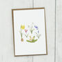 Spring Flowers Blank Card, thumbnail 3 of 4