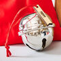 Personalised Believe Bell Christmas Decoration, thumbnail 6 of 6