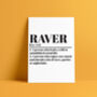 'Definition: Raver' Print, thumbnail 4 of 4