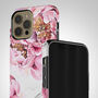 Pink Peony X White Marble Tough Case For iPhone, thumbnail 1 of 4