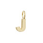 Yellow Gold Initial Pendant, thumbnail 10 of 12