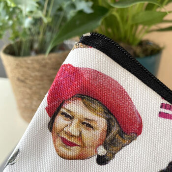 Hyacinth Bucket Cosmetic Bag / Pencil Case, 2 of 7