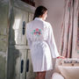 Personalised Our Mummy Rose Dressing Gown, thumbnail 2 of 7