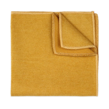 Wedding Handmade 100% Brushed Cotton Tie In Mustard Yellow | Groomsmen Ties, 10 of 10