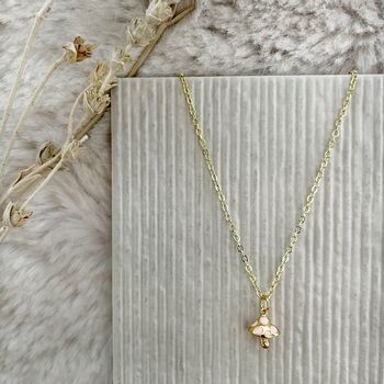 Mushroom 18ct Gold Plated Charm Necklace, 5 of 5