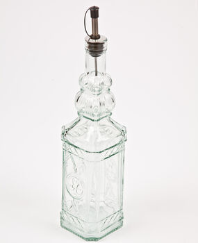 Recycled Glass Oil Bottle | 500ml | Metal Pourer, 2 of 3