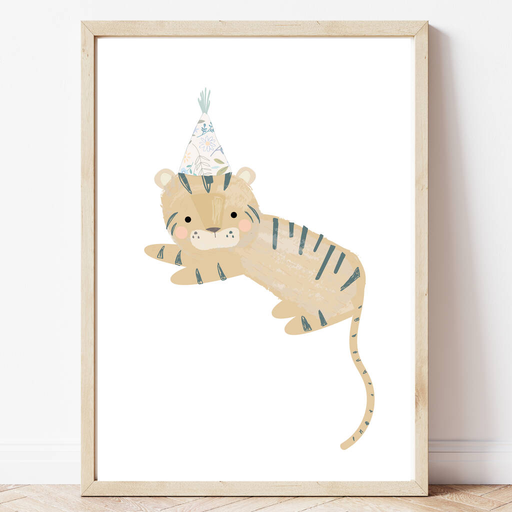 Tiger Printable Pdf File Digital Product By Vicky Riley