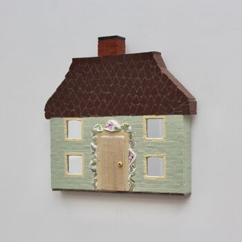 Thatched Cottage Mosaic Wall Art, 2 of 3