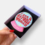 Personalised I See A Strong Woman Crystal Ball Letterbox Cookie, thumbnail 3 of 10