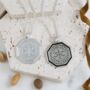 Octagon Vegvisir Viking Rune Personalised Silver Necklace, thumbnail 6 of 11