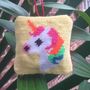Stitch Your Own Unicorn Tapestry Hanging Decoration Kit, thumbnail 1 of 2