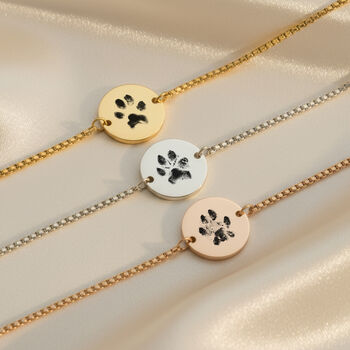 Custom Paw Print Bracelet, 2 of 7