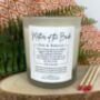 Personalised Mother Of The Bride Wedding Candle, thumbnail 3 of 11