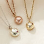 9ct Gold Molten Orb Birthstone Necklace, thumbnail 7 of 8