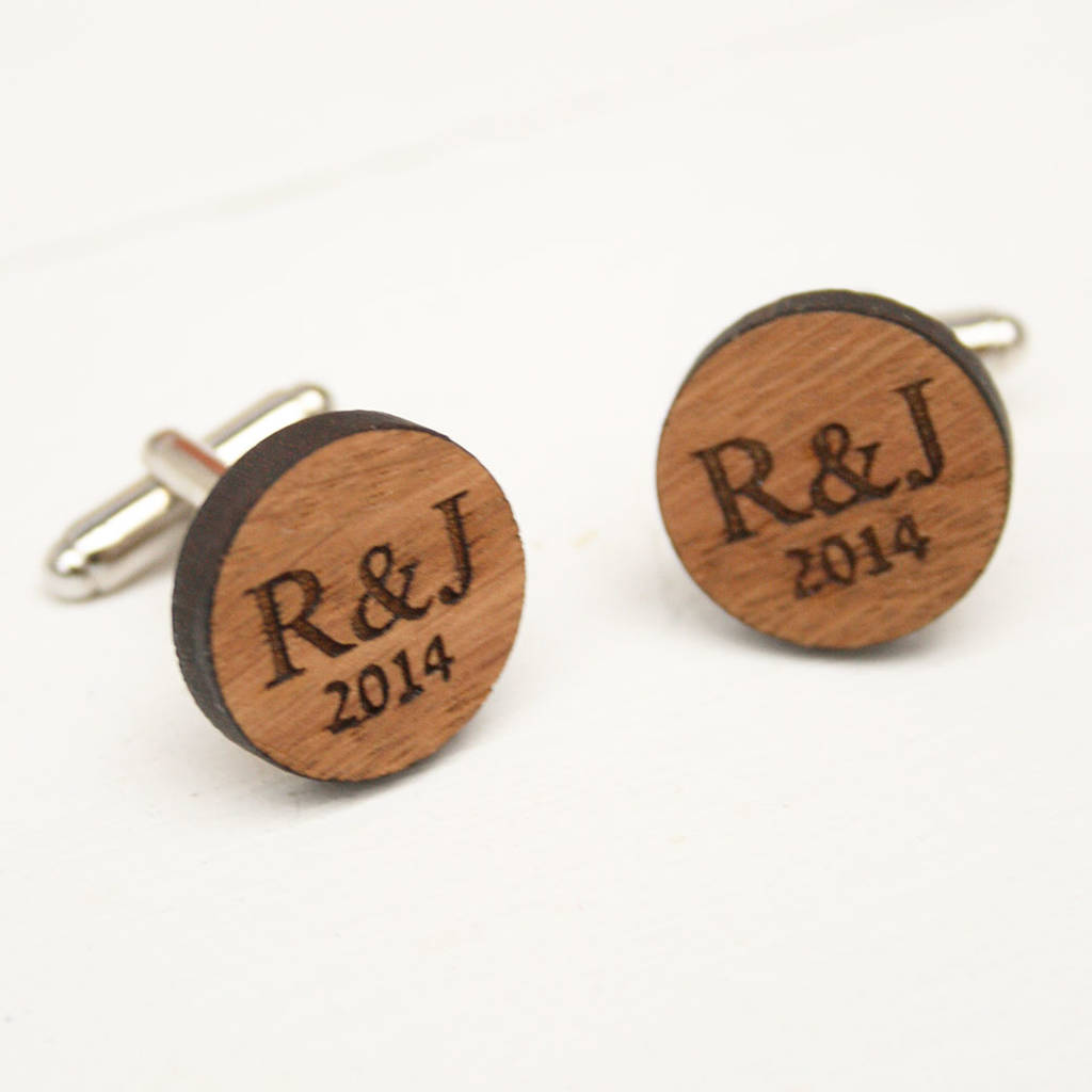 Image of Wooden Anniversary Cufflinks