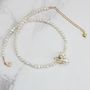 Adriana White Pearl Choker Necklace, thumbnail 9 of 12