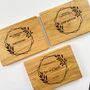 Bohemian Personalised Solid Oak Cutting Serving Board, thumbnail 4 of 4