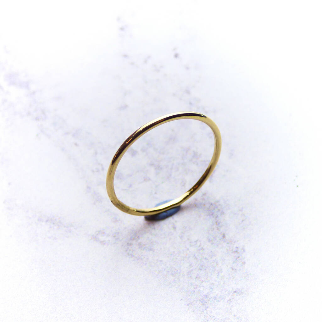 Fine Yellow Gold Ring By Kirsty Taylor Goldsmiths | Notonthehighstreet.com