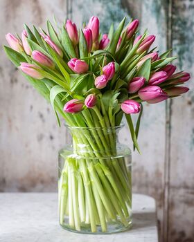 Fresh Pink Tulips Bouquet, 3 of 3