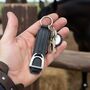 Personalised Equestrian Stirrup Keyring, thumbnail 2 of 12