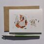 Fox And Rabbit Wiggling Greeting Card, thumbnail 1 of 2