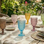 Set Of Six Roselle Coloured Wine Glasses, thumbnail 1 of 6