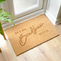 Personalised Mr And Mrs Rectangle Indoor Doormat, thumbnail 1 of 6