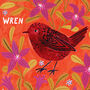 Wren Bird Art Poster, thumbnail 3 of 4