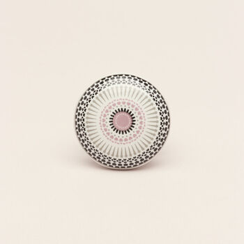 G Decor Positive Energy Radiance Patterned Cupboard Ceramic Door Knob, 2 of 5