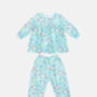 Aqua Magical Pony Children's Cotton Pyjama Set, thumbnail 3 of 5