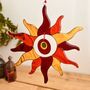 Vibrant Orange And Red Sunshine And Rays Sun Catcher, thumbnail 2 of 5