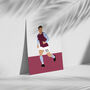 Philippe Coutinho Aston Villa Football Print, thumbnail 3 of 4
