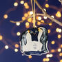 Couples 1st Christmas Personalised Card And Bauble, thumbnail 1 of 3