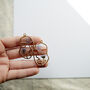 Forget Me Not Face Earrings, thumbnail 4 of 4