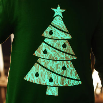 Interactive Glow Christmas Tree Jumper, 2 of 3