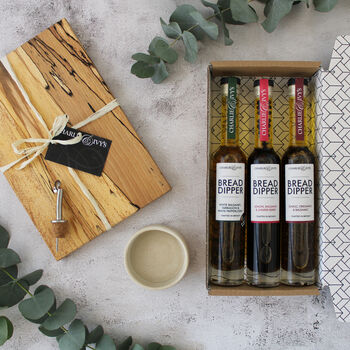 Artisan Balsamic Dipping Oils Set With Bowl And Board, 2 of 4