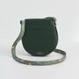 Into The Woods Green Saddle Bag, thumbnail 3 of 5