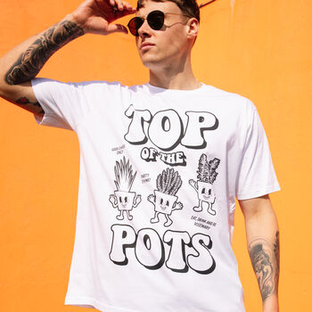 Top Of The Pots Men's Festival T Shirt, 2 of 3