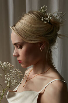 Royal Pearl Drop Pendant In Gold Vermeil, 3 of 3