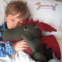Dragon Soft Toy Large Handmade And Personalised, thumbnail 2 of 10