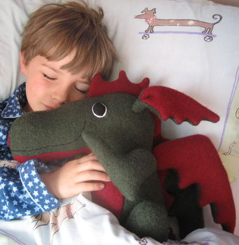 Dragon Soft Toy Large Handmade And Personalised, 2 of 10