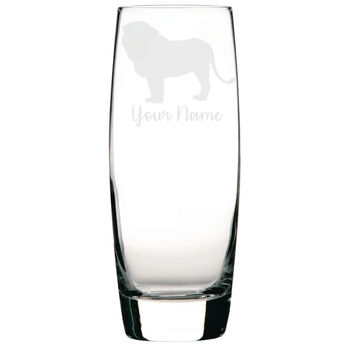 Personalised Lion Engraved Glass, 3 of 6